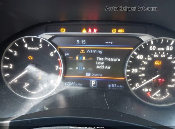 1N4BL4EV2KC254294 2019 NISSAN ALTIMA Gray Հետևի նստատեղերի տեսք
