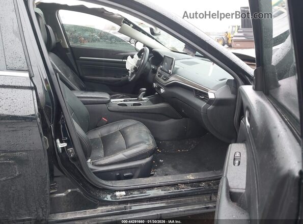 1N4BL4EV6KC231505 2019 NISSAN ALTIMA Черный Вид салона спереди