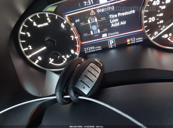 1N4BL4EV7NN406269 2022 NISSAN ALTIMA Black Вид панелі приладів
