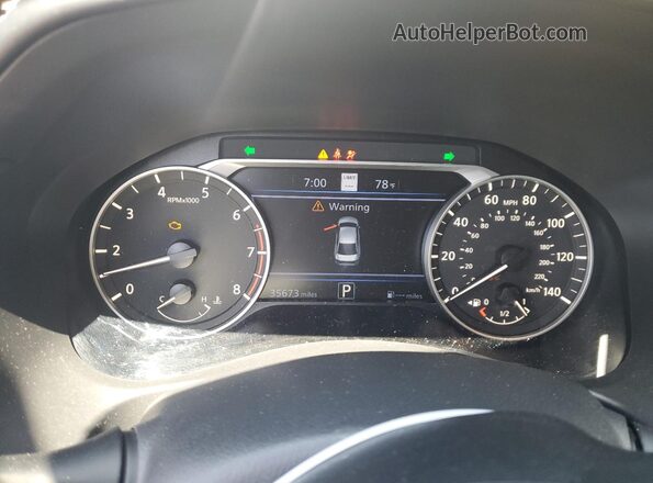 1N4BL4EV9MN406501 2021 NISSAN ALTIMA Black Vista del cuadro de instrumentos
