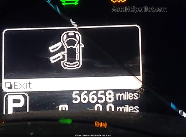 1N4BZ0CP0HC303013 2017 NISSAN LEAF Синий Вид щитка приборов