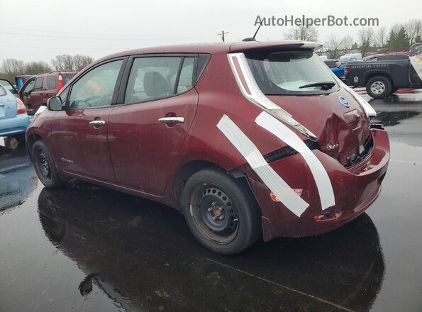 1N4BZ0CP0HC306865 2017 NISSAN LEAF Burgundy 