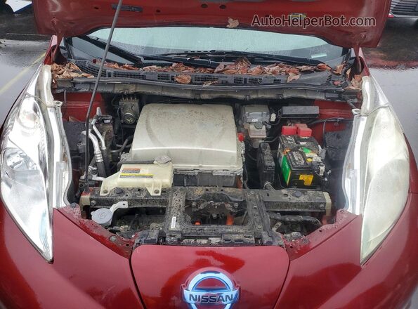 1N4BZ0CP0HC306865 2017 NISSAN LEAF Burgundy 