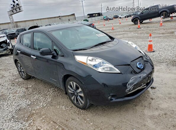1N4BZ0CP1GC304170 2016 NISSAN LEAF Black Przód prawy
