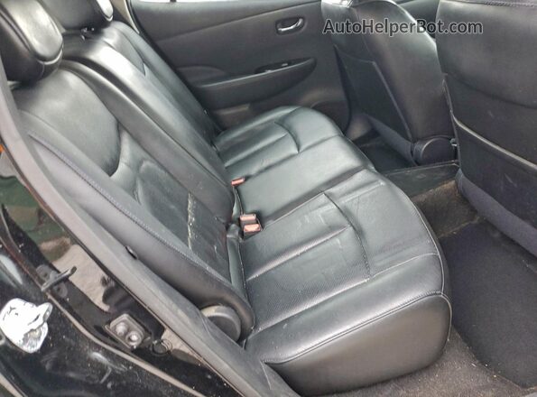 1N4BZ0CP1GC304170 2016 NISSAN LEAF Black Widok tylnych siedzeń