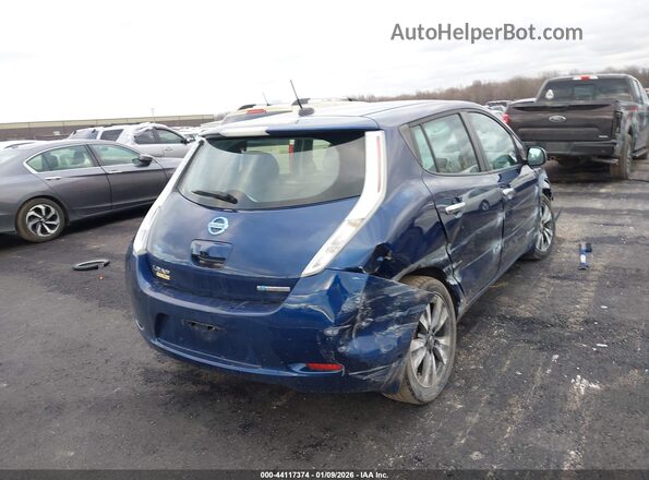 1N4BZ0CP1GC312480 2016 NISSAN LEAF Blue Задня права чверть