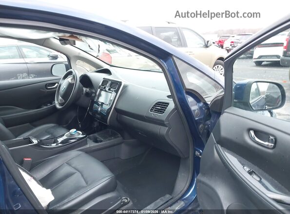 1N4BZ0CP1GC312480 2016 NISSAN LEAF Blue Вид салону спереду