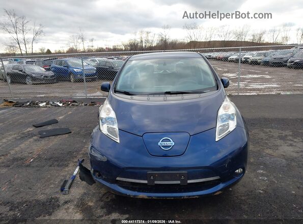 1N4BZ0CP1GC312480 2016 NISSAN LEAF Blue Вид щитка приладів