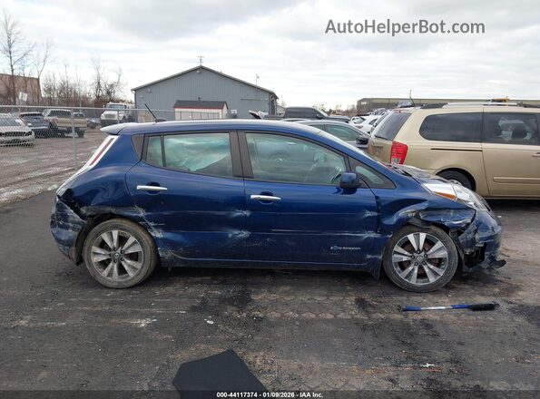 1N4BZ0CP1GC312480 2016 NISSAN LEAF Blue Вид задньої частини салону