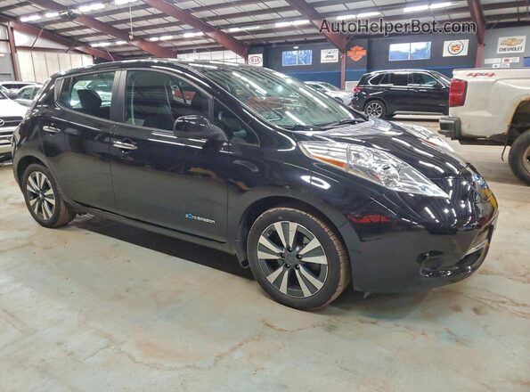 1N4BZ0CP1GC314293 2016 NISSAN LEAF Black წინა მარჯვენა