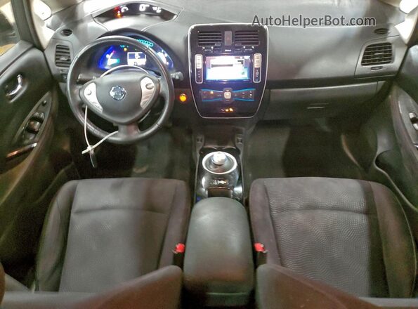 1N4BZ0CP1GC314293 2016 NISSAN LEAF Black წინა პანელის ხედი
