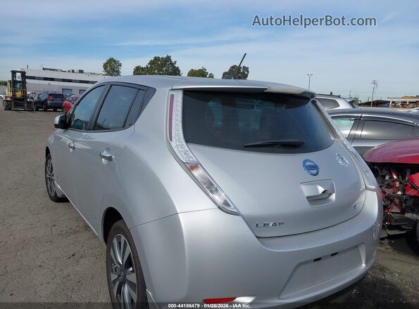 1N4BZ0CP2HC305040 2017 NISSAN LEAF Silver უკანა მარცხენა