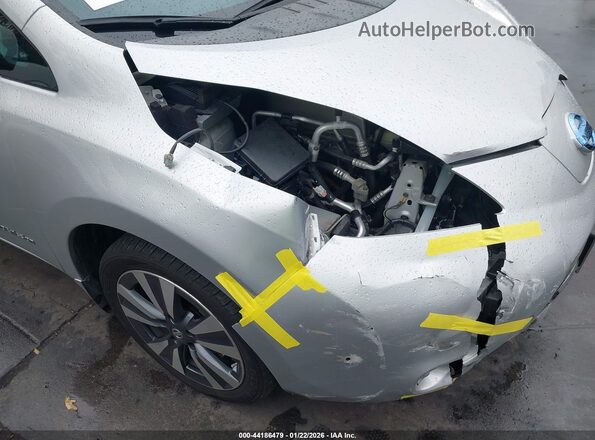 1N4BZ0CP2HC305040 2017 NISSAN LEAF Silver წინა ხედი