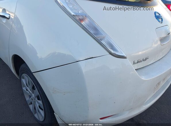 1N4BZ0CP4HC300079 2017 NISSAN LEAF White Դիմացի տեսք