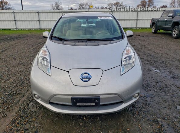 1N4BZ0CP4HC302897 2017 NISSAN LEAF Серебряный 