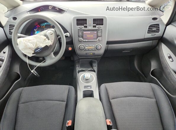 1N4BZ0CP4HC304231 2017 NISSAN LEAF Gray 