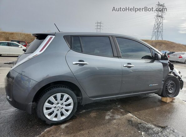 1N4BZ0CP4HC304231 2017 NISSAN LEAF Gray 