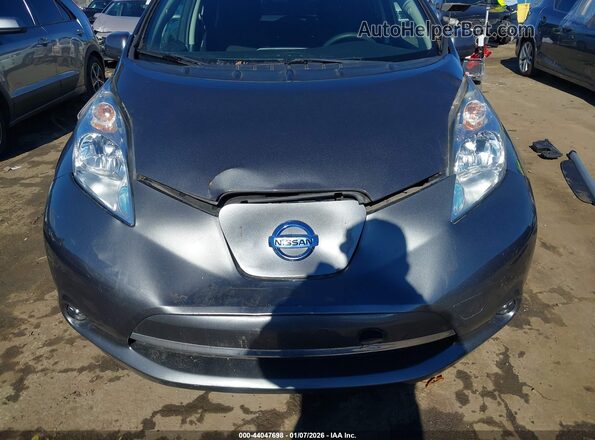 1N4BZ0CP4HC309106 2017 NISSAN LEAF Gray Front view