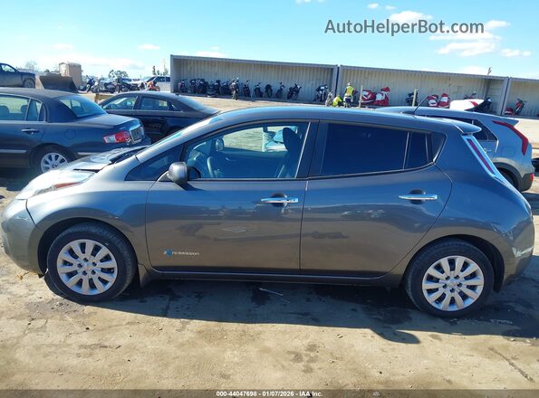 1N4BZ0CP4HC309106 2017 NISSAN LEAF Gray 360 interior view