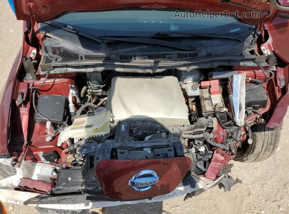 1N4BZ0CP5GC313096 2016 NISSAN LEAF Burgundy Vista interior trasera