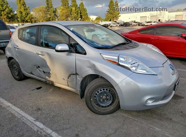 1N4BZ0CP9GC314820 2016 NISSAN LEAF Silver Delantero derecho