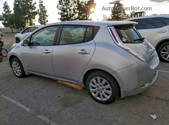1N4BZ0CP9GC314820 2016 NISSAN LEAF Silver Trasero izquierdo