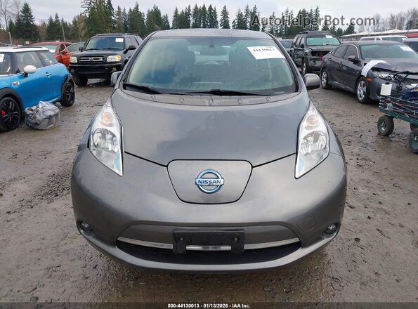 1N4BZ0CP9HC304967 2017 NISSAN LEAF Gray Սարքավորումների վահանակի տեսք