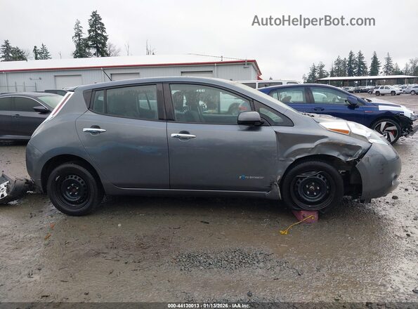 1N4BZ0CP9HC304967 2017 NISSAN LEAF Gray Սալոնի հետևի տեսք