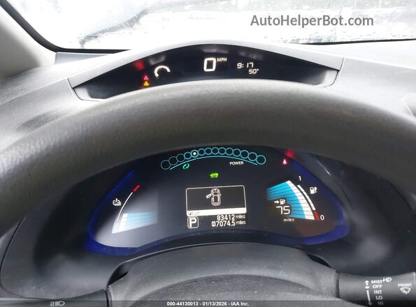 1N4BZ0CP9HC304967 2017 NISSAN LEAF Gray Հետևի նստատեղերի տեսք