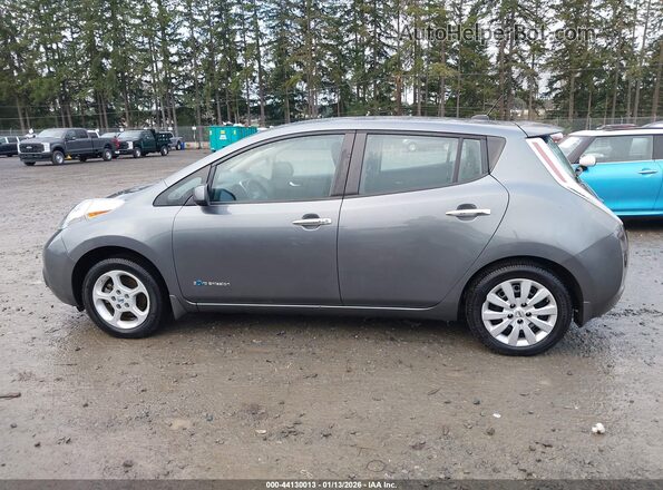 1N4BZ0CP9HC304967 2017 NISSAN LEAF Gray Սալոնի 360 աստիճան տեսք