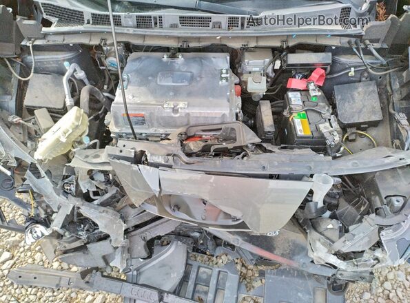 1N4BZ1CP5LC300669 2020 NISSAN LEAF Gray Widok wnętrza z tyłu