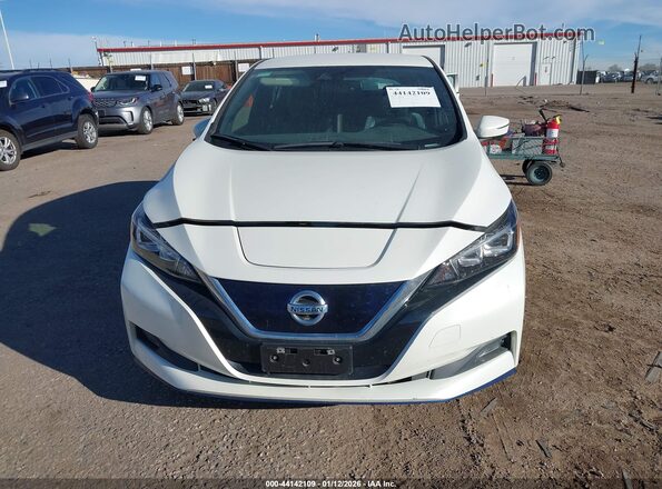 1N4BZ1CP6KC320167 2019 NISSAN LEAF White Instrument cluster view