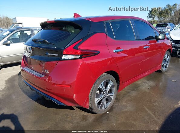 1N4BZ1CP8LC302383 2020 NISSAN LEAF Red უკანა მარჯვენა