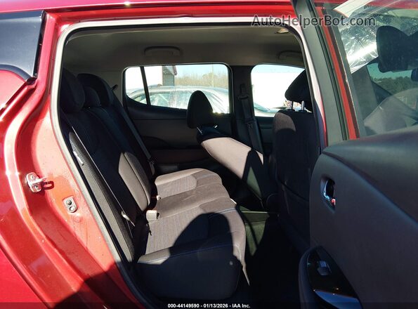 1N4BZ1CP8LC302383 2020 NISSAN LEAF Red VIN კოდის სტიკერის ხედი