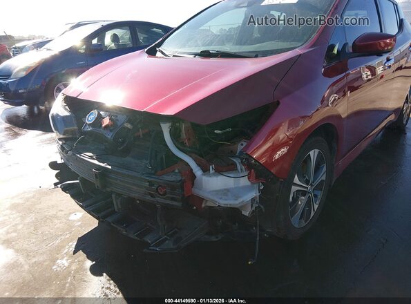 1N4BZ1CP8LC302383 2020 NISSAN LEAF Red წინა ხედი