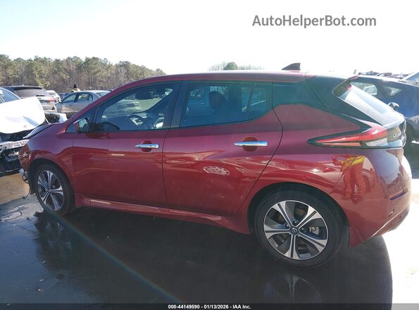 1N4BZ1CP8LC302383 2020 NISSAN LEAF Red 
