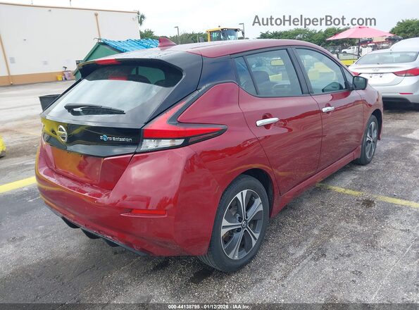 1N4BZ1CV5MC552518 2021 NISSAN LEAF Red Rear right