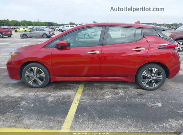 1N4BZ1CV5MC552518 2021 NISSAN LEAF Red 360 interior view