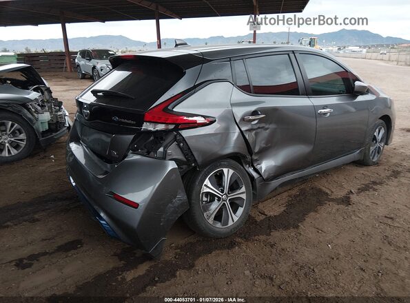 1N4BZ1CV7MC551189 2021 NISSAN LEAF Gray უკანა მარჯვენა