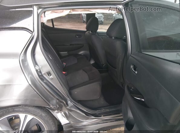 1N4BZ1CV7MC551189 2021 NISSAN LEAF Gray VIN კოდის სტიკერის ხედი