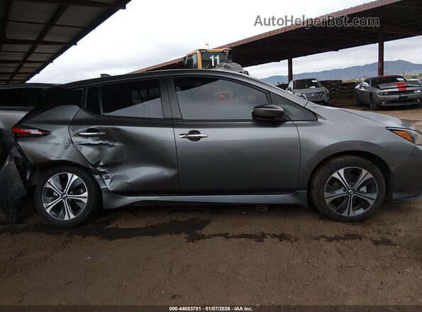 1N4BZ1CV7MC551189 2021 NISSAN LEAF Gray უკანა სალონის ხედი