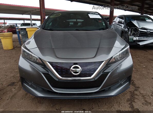 1N4BZ1CV7MC551189 2021 NISSAN LEAF Gray ხელსაწყოთა პანელის ხედი