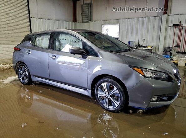 1N4BZ1DV0MC556202 2021 NISSAN LEAF Gray Առջևի աջ