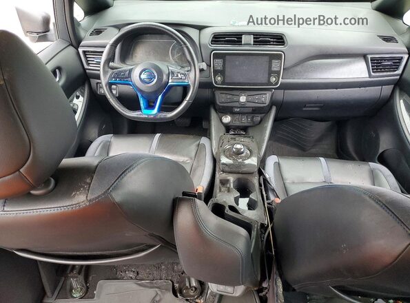 1N4BZ1DV3NC558284 2022 NISSAN LEAF Gray წინა პანელის ხედი