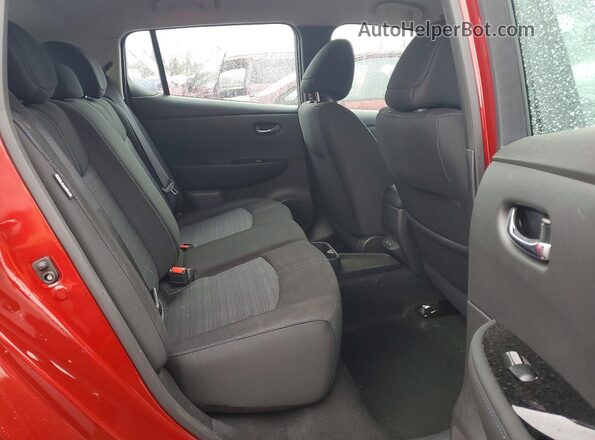 1N4CZ1CV0PC563113 2023 NISSAN LEAF Burgundy Вид задніх сидінь