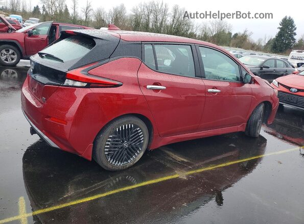 1N4CZ1CV0PC563113 2023 NISSAN LEAF Burgundy Задня права чверть