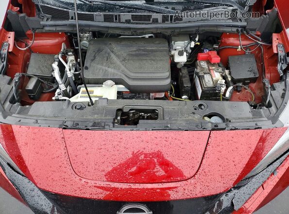 1N4CZ1CV0PC563113 2023 NISSAN LEAF Burgundy Вид задньої частини салону
