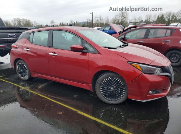 1N4CZ1CV0PC563113 2023 NISSAN LEAF Burgundy Передня права чверть