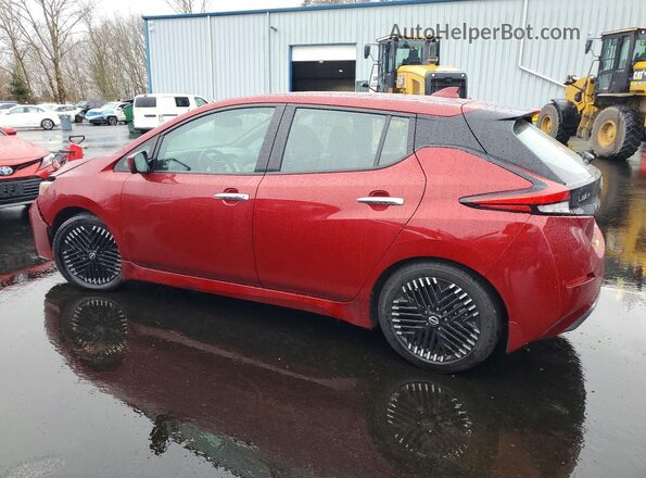 1N4CZ1CV0PC563113 2023 NISSAN LEAF Burgundy Задня ліва чверть