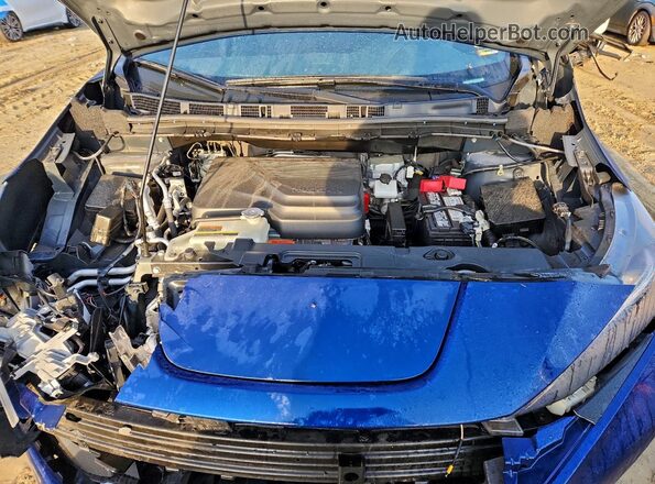 1N4CZ1CV4RC551257 2024 NISSAN LEAF Blue Widok wnętrza z tyłu